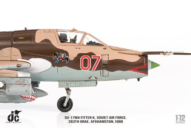 Su-17M4 ソビエト空軍 第263独立偵察・攻撃航空連隊 アフガニスタン 1988年 1/72 [JCW-72-SU20-010]