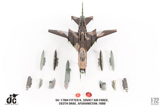 Su-17M4 ソビエト空軍 第263独立偵察・攻撃航空連隊 アフガニスタン 1988年 1/72 [JCW-72-SU20-010]
