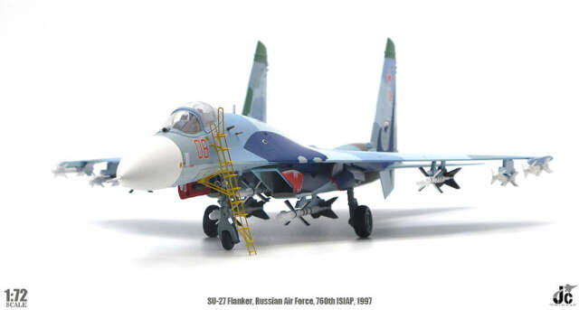 蘇-27 俄羅斯空軍第760訓練偵察混合航空團 利佩茨克基地 1997年 1/72 [JCW-72-SU27-010]