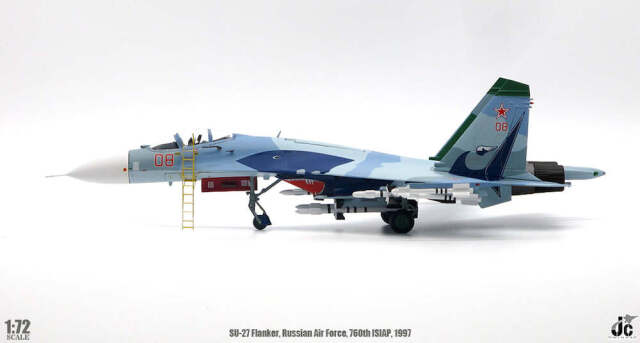 蘇-27 俄羅斯空軍第760訓練偵察混合航空團 利佩茨克基地 1997年 1/72 [JCW-72-SU27-010]