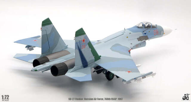 蘇-27 俄羅斯空軍第760訓練偵察混合航空團 利佩茨克基地 1997年 1/72 [JCW-72-SU27-010]