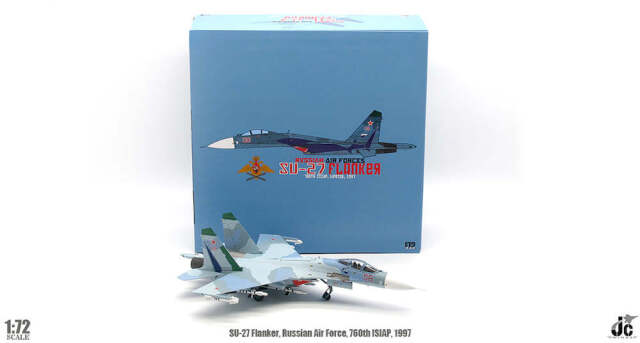 蘇-27 俄羅斯空軍第760訓練偵察混合航空團 利佩茨克基地 1997年 1/72 [JCW-72-SU27-010]