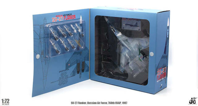蘇-27 俄羅斯空軍第760訓練偵察混合航空團 利佩茨克基地 1997年 1/72 [JCW-72-SU27-010]