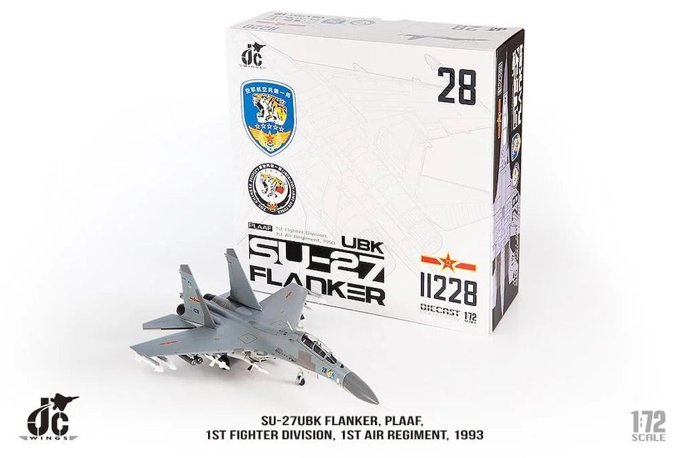 SU-27UBK 中国人民解放軍空軍 第1師団 第1航空旅団 1993年 1/72 [JCW-72-SU27-013]