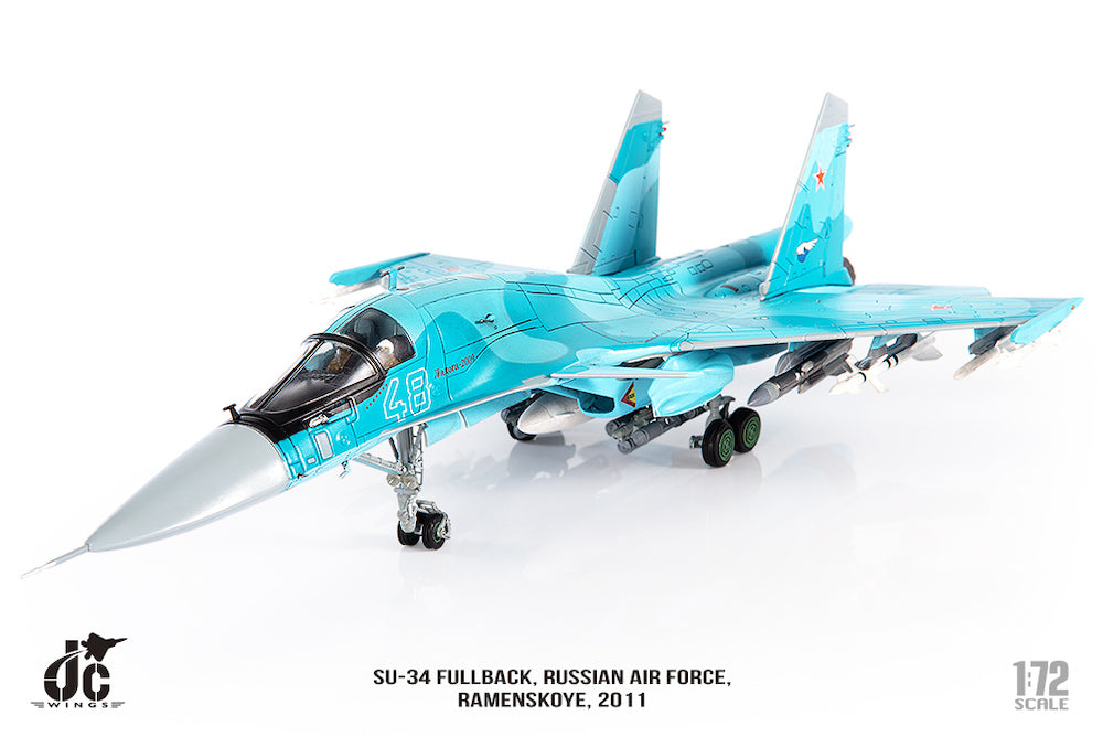 SU-34 Russian Air Force Ramenskoye Air Base 2011 1/72 [JCW-72-SU34-006]