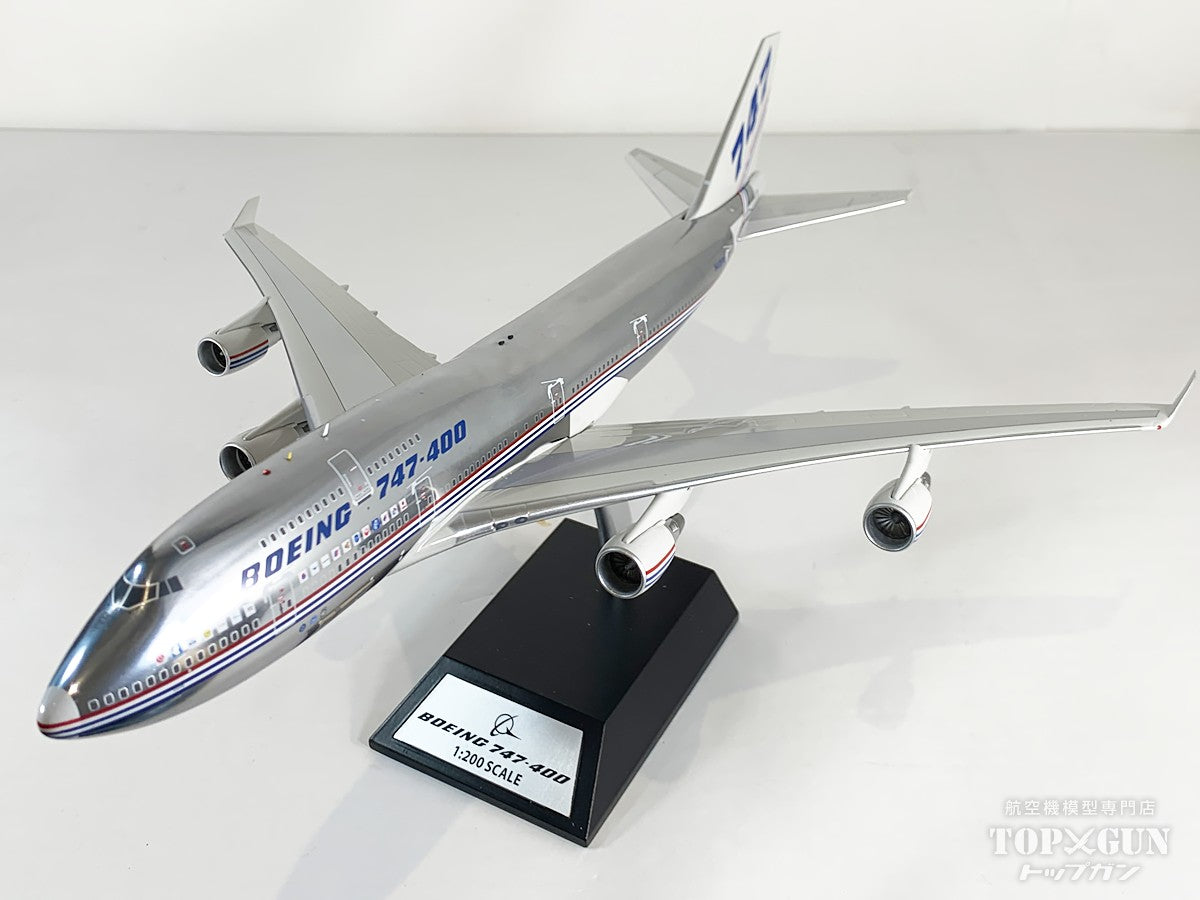 B747-400 ボーイング ハウスカラー ※ポリッシュ仕上げ N401PW 1/200 [KJ-B744-175]