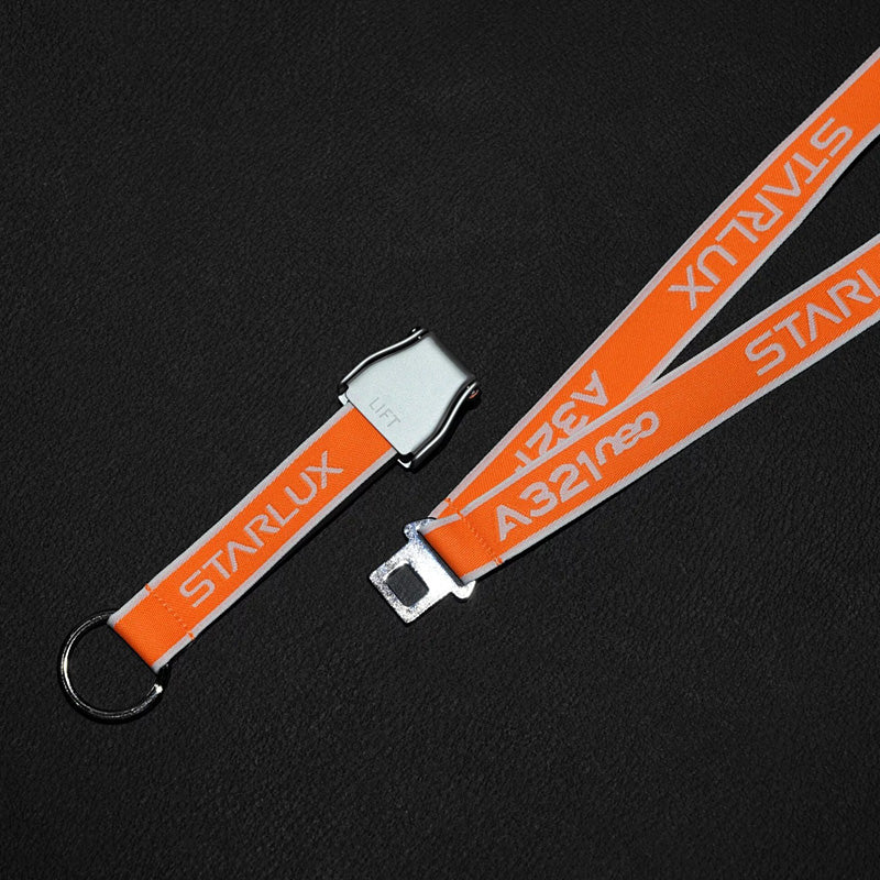 A321neo Starlux Airlines Seatbelt Strap &amp; Keyring [LGZ200103]