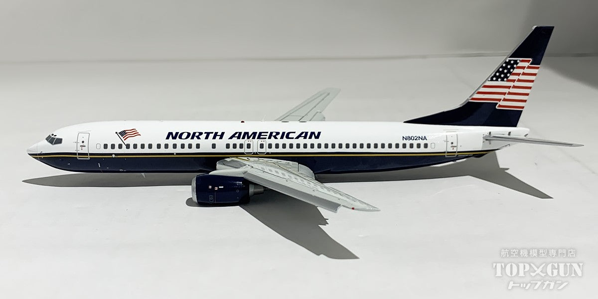 737-800 North American Airlines Flap Down Model N802NA 1/200 [LH2437A]