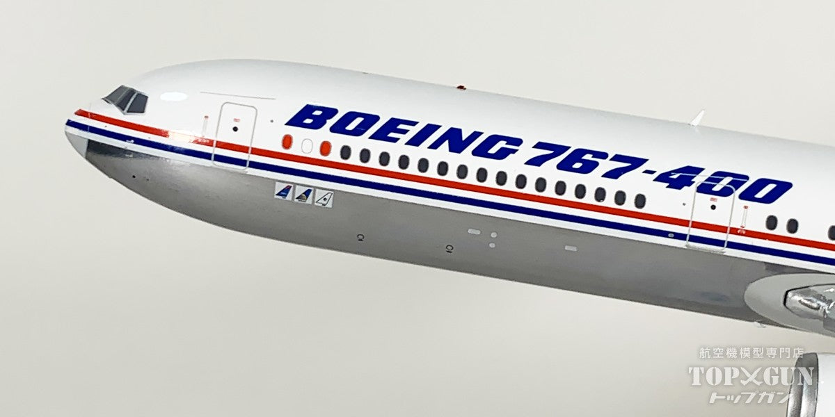 B767-400ER ボーイング ハウスカラー ポリッシュ仕上げ フラップダウンモデル N76400 1/200 [LH2496A]
