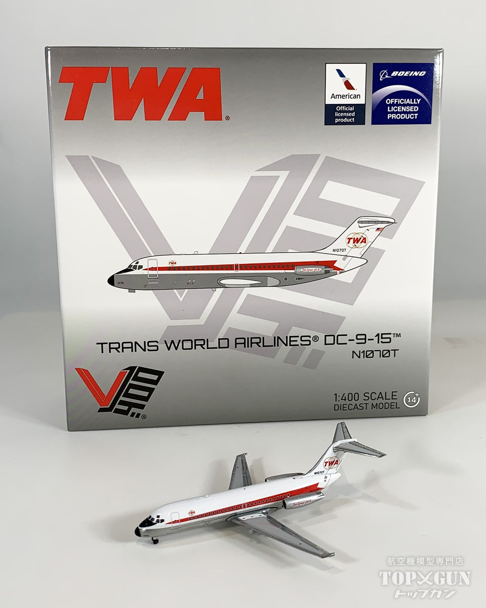 DC-9-15 トランス・ワールド航空 N1070T 1/400 [MCV400008]