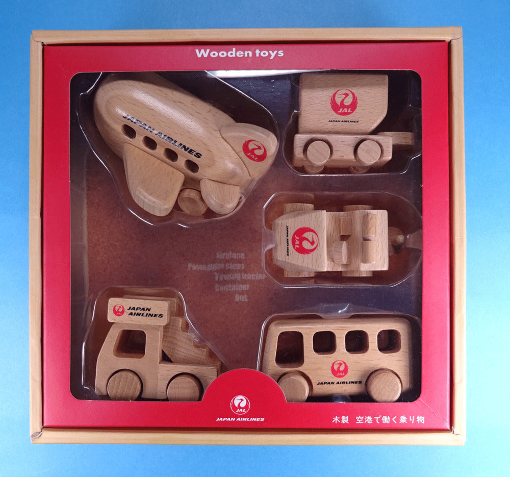 Wooden Airplane Set JAL 2 [MT523]