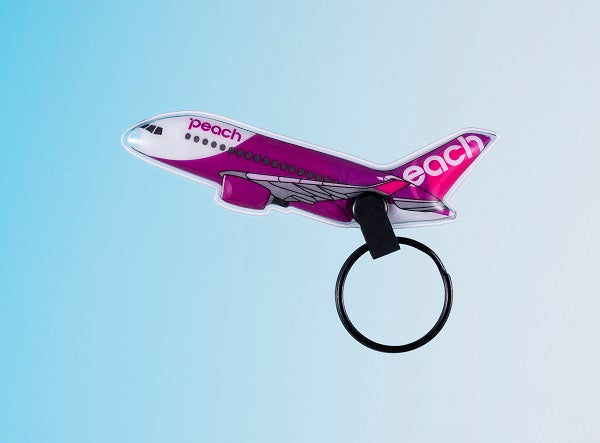 LED light keychain Peach Aviation peach [MZ632] 