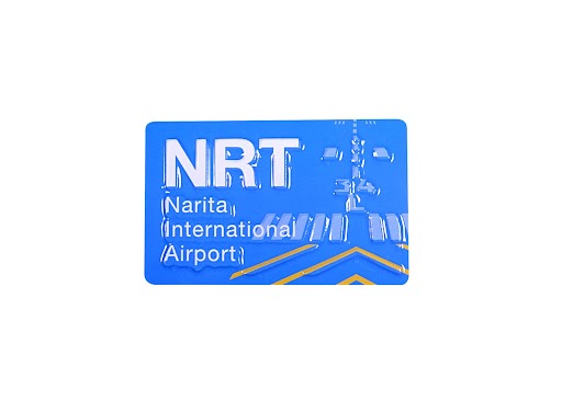 Airport Code Magnetic Plate 3 Letters Narita Airport (NRT) [MZ675]