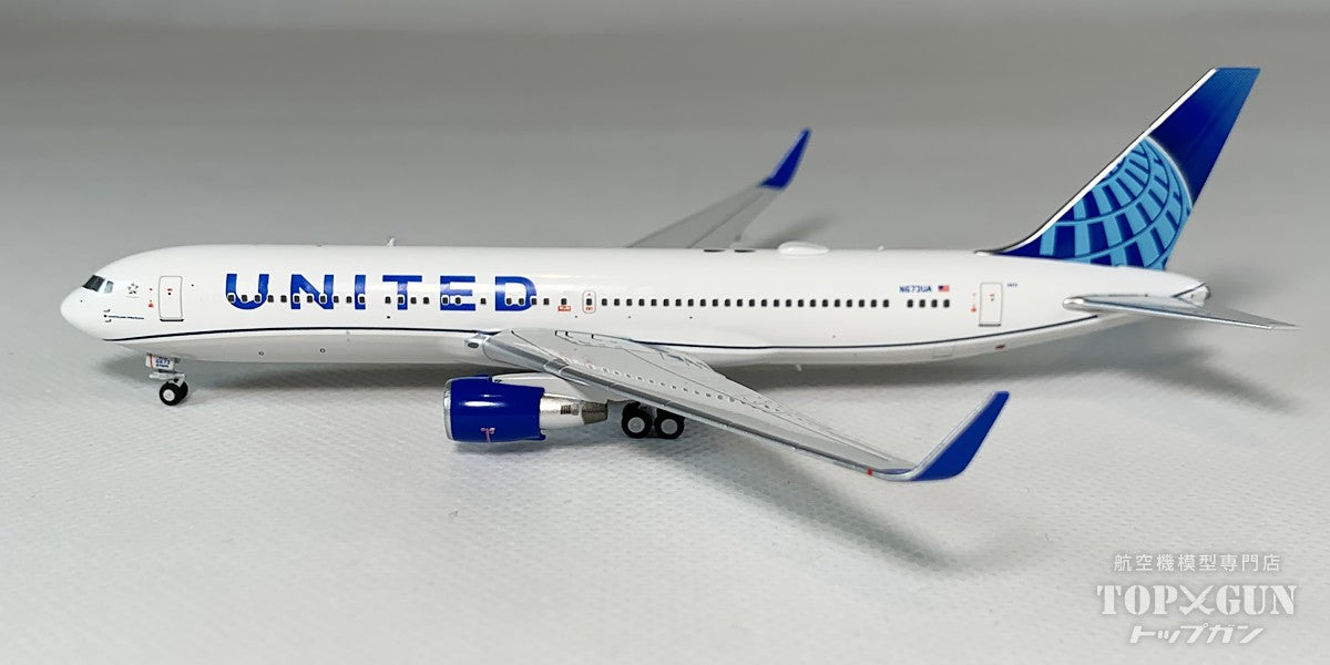 NG Models B767-300ER/w ユナイテッド航空 Blue Evolution livery