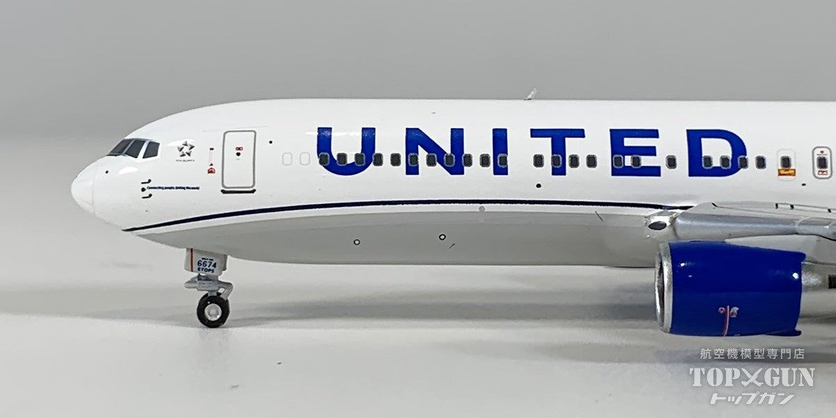B767-300ER/w ユナイテッド航空 「Blue Evolution」  N674UA 1/400 [NG17006]