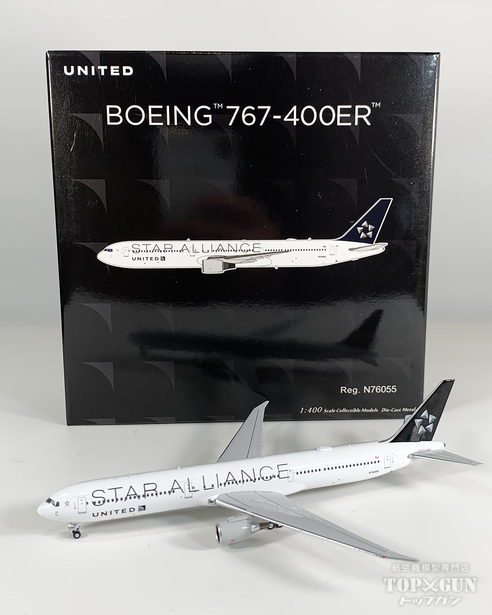 B767-400ER ユナイテッド航空 「Star Alliance」 N76055 1/400 [NG18002]