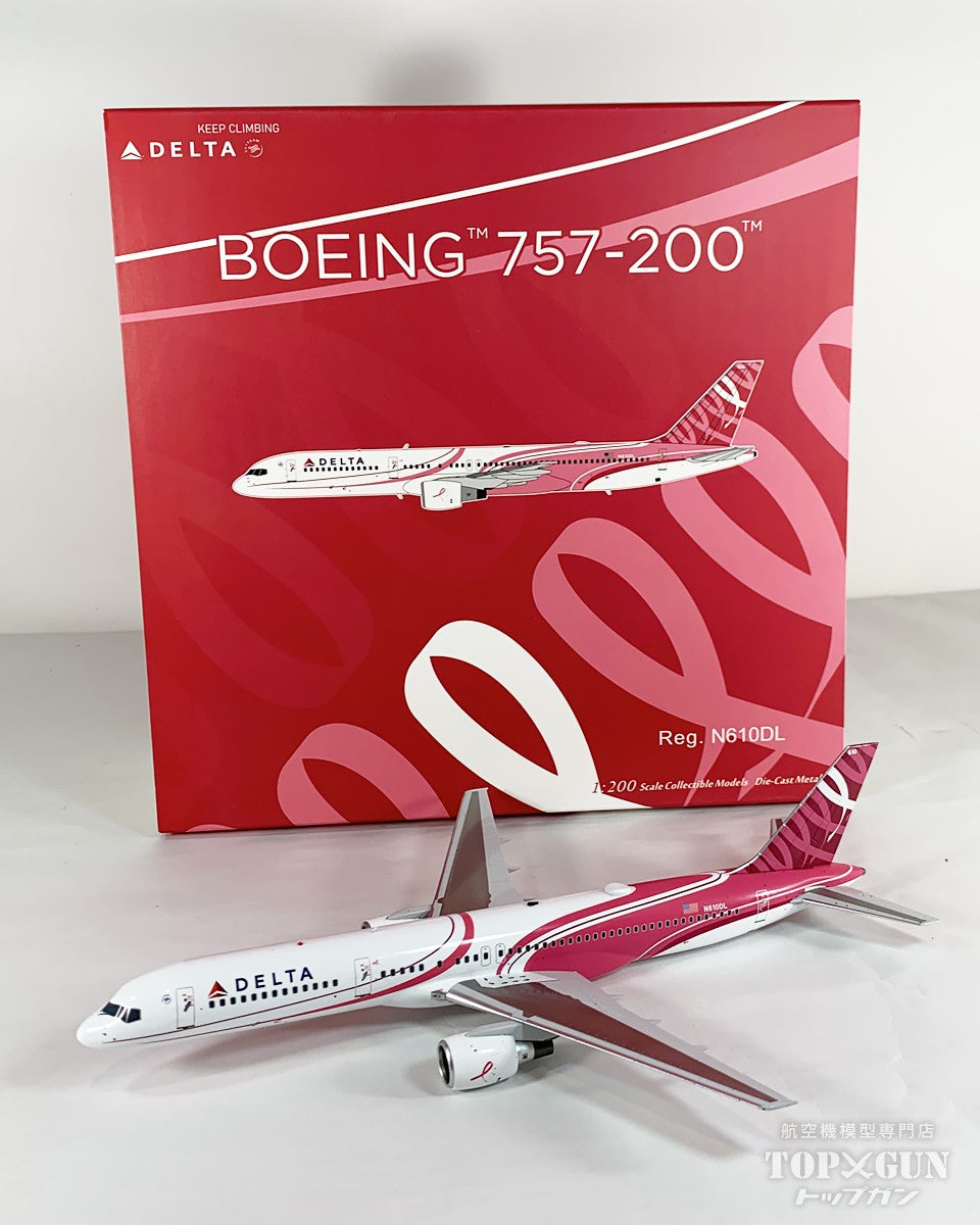 B757-200/w デルタ航空 「special Song paint scheme for Breast Cancer Awareness」 N610DL 1/200 [NG42056]