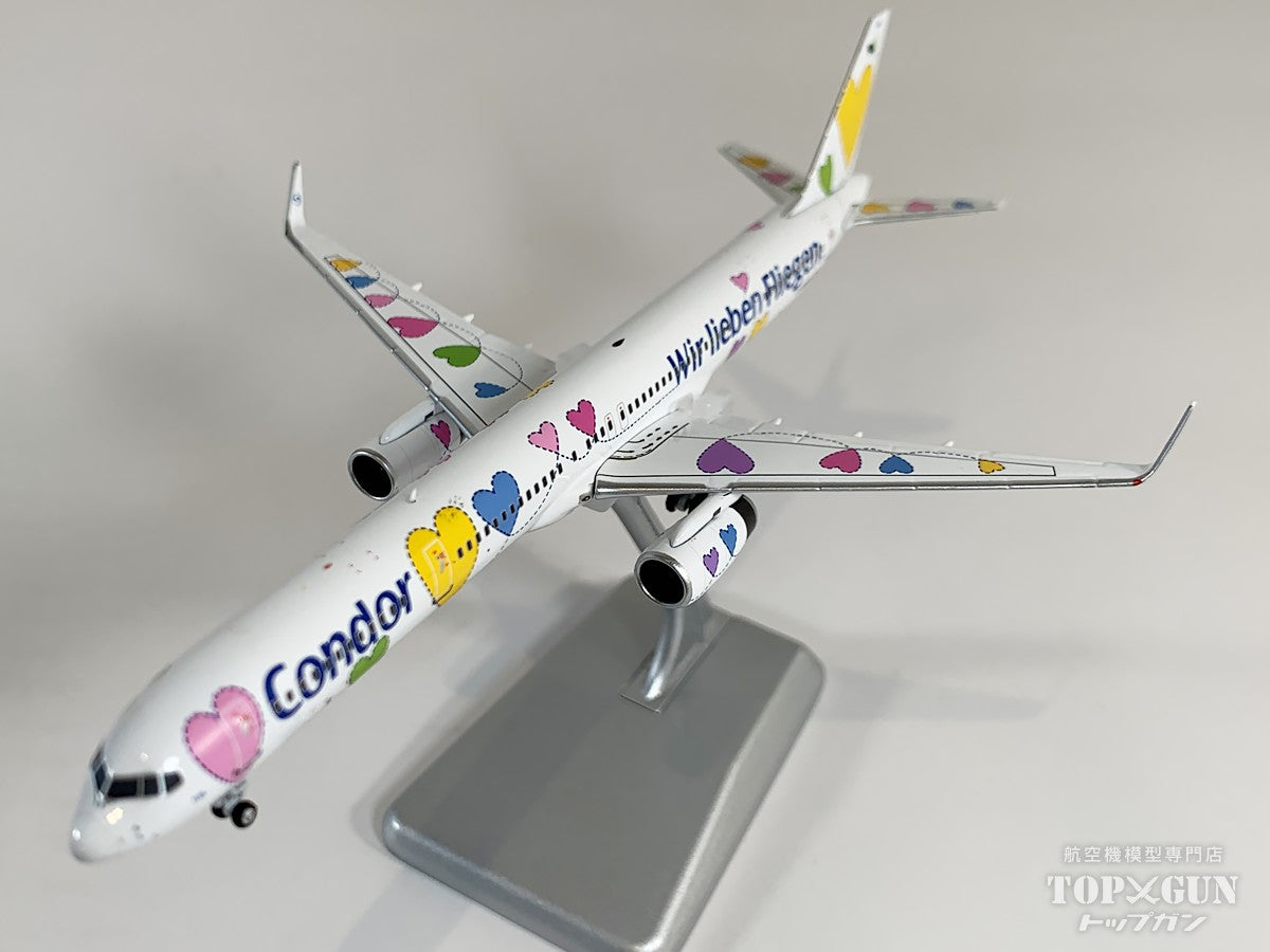 B757-300/w コンドル航空 「50th Anniversary colors」 D-ABON （ディスプレイスタンド付） 1/400 [NG45010]