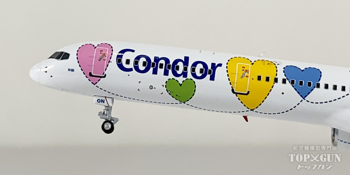 B757-300/w コンドル航空 「50th Anniversary colors」 D-ABON （ディスプレイスタンド付） 1/400 [NG45010]