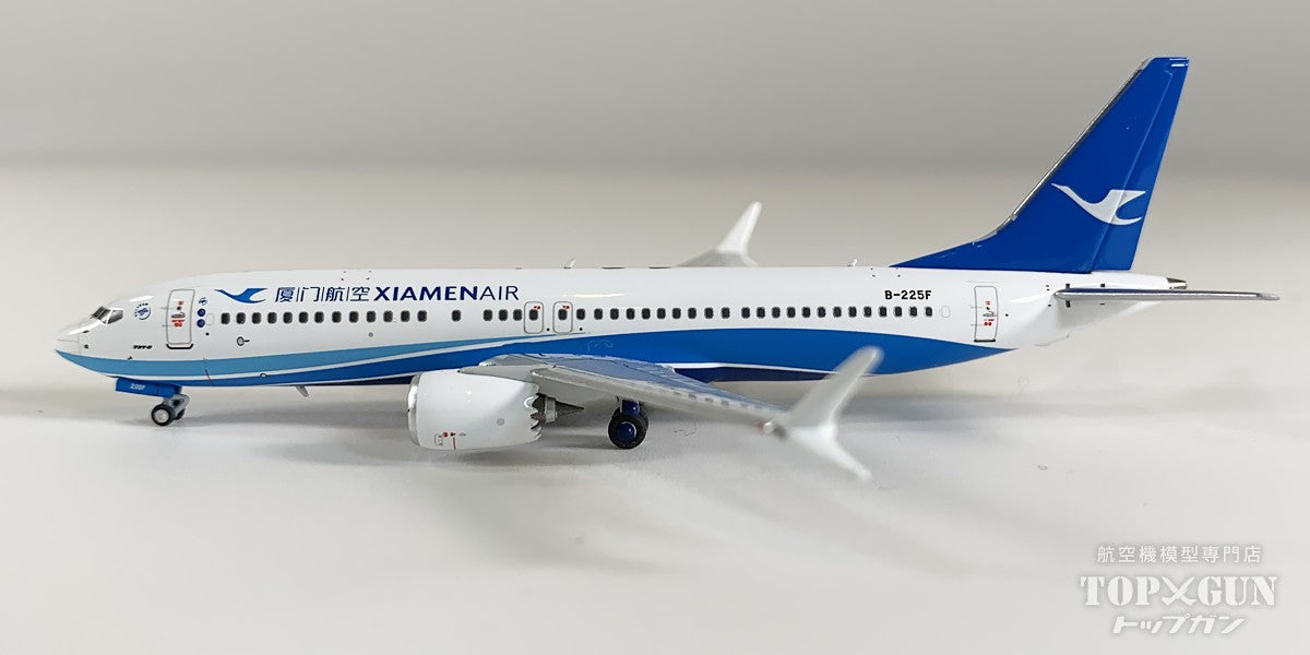 B737 MAX8 アモイ航空 「Xiamen Airlines' first Boeing aircraft delivered from China (Zhoushan)」 B-225F 1/400 [NG64152]