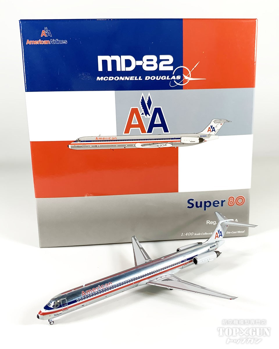 MD-82 アメリカン航空 black nosecone N236AA 1/400 [NG83008]