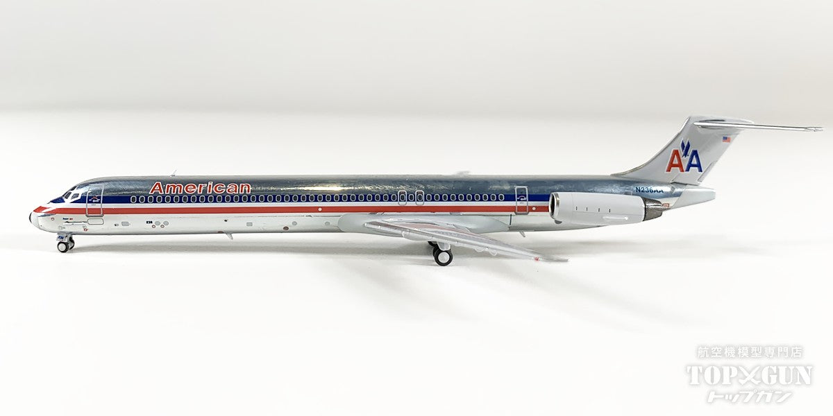 MD-82 アメリカン航空 black nosecone N236AA 1/400 [NG83008]