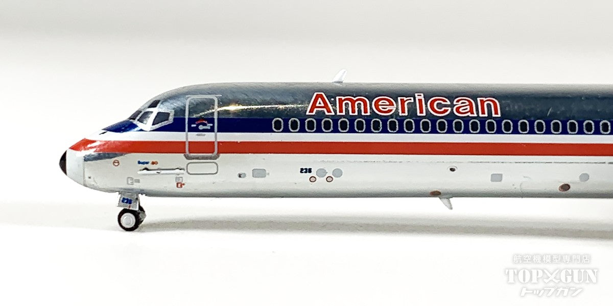 MD-82 アメリカン航空 black nosecone N236AA 1/400 [NG83008]
