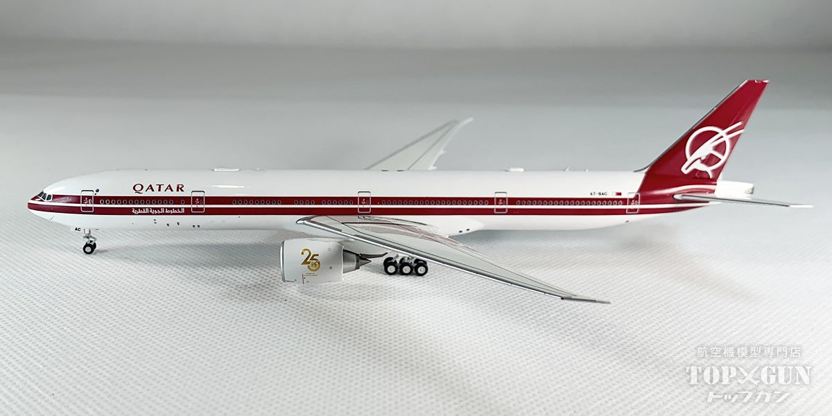 B777-300ER Qatar Airways "25th anniversary retro" A7-BAC 1/400 [NGQTR022] 