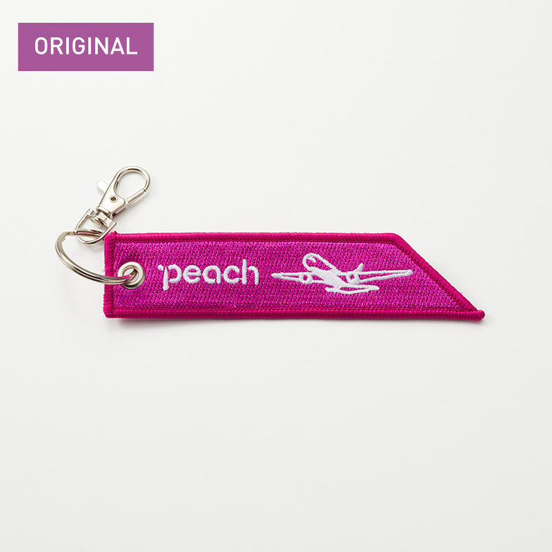 Peach Original Embroidered Flight Tag Peach Aviation [PA240032]