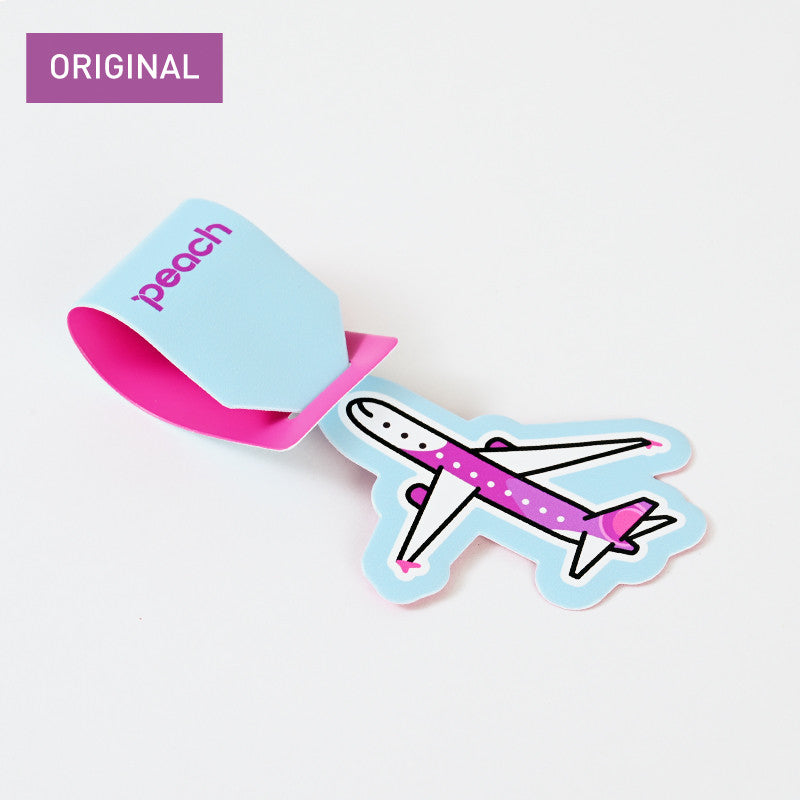 Peach Original Airplane Luggage Tag [PA230057]