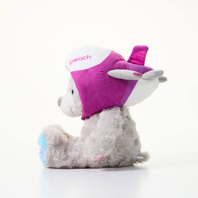 Peachオリジナル ご当地ベアコラボ 飛行機フードベア ピーチアビエーション [PA240018]