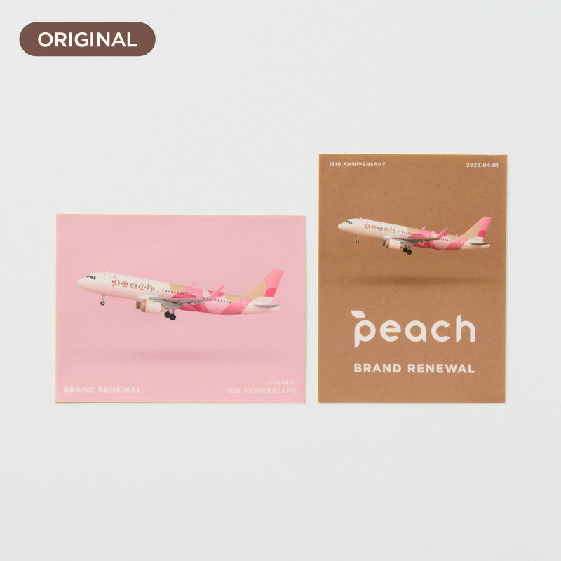 Peachブランドリニューアル 記念ステッカーセット ピーチアビエーション [PA260011]