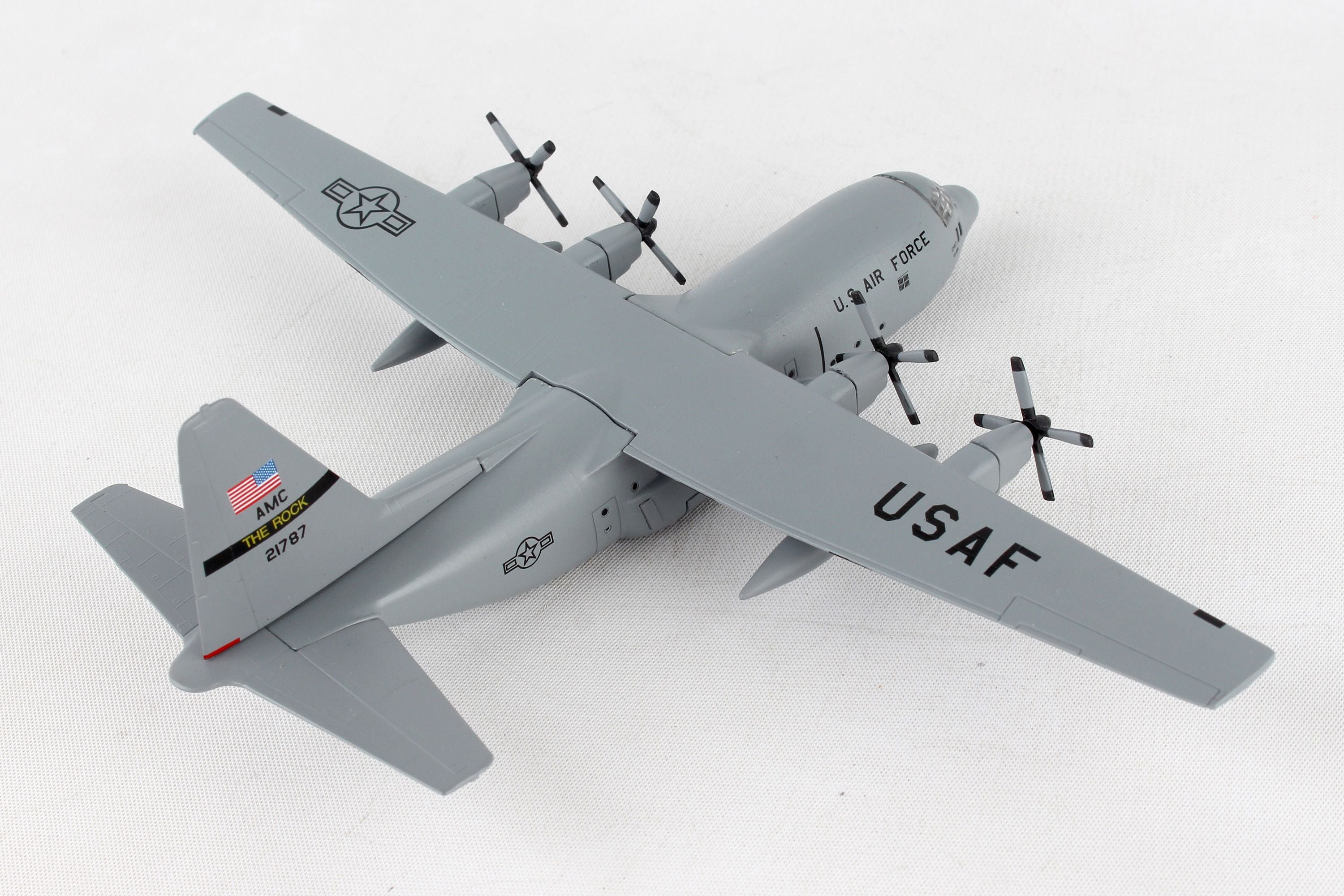 C-130E US Air Force 374th Tactical Airlift Wing Vietnam War "SPARE 617" 1972 #62-1787 1/200 *Stand display only [PS5330-3]