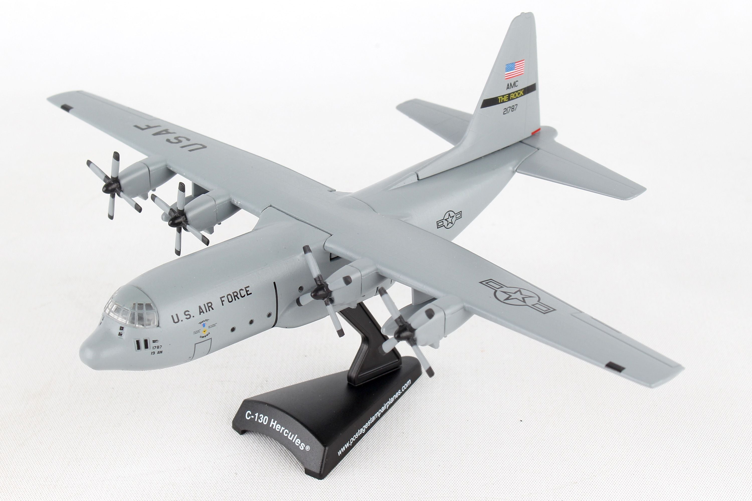 C-130E US Air Force 374th Tactical Airlift Wing Vietnam War "SPARE 617" 1972 #62-1787 1/200 *Stand display only [PS5330-3]