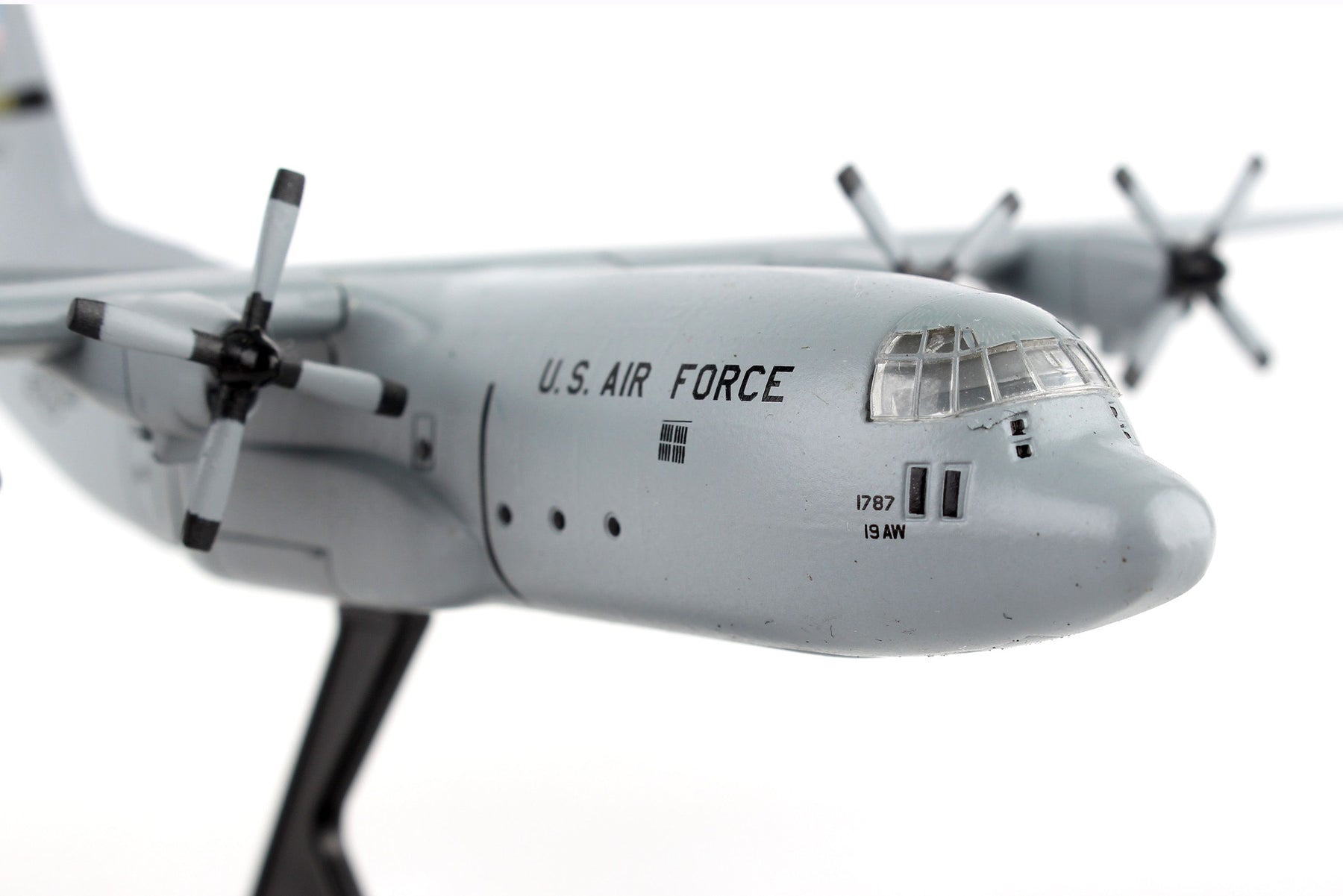 C-130E アメリカ空軍 第374戦術空輸航空団 ベトナム戦争時  「SPARE 617」 72年 #62-1787 1/200 ※スタンド展示専用 [PS5330-3]