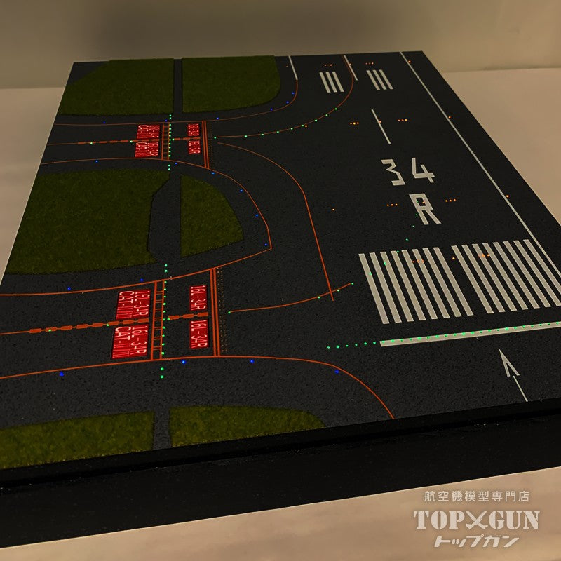 Roteiro(ロテイロ) デラックス版 羽田空港 RWY34R滑走路 LED組込式ライトアップジオラマセット 1/400スケール用 [R2DX-HND34RL]
