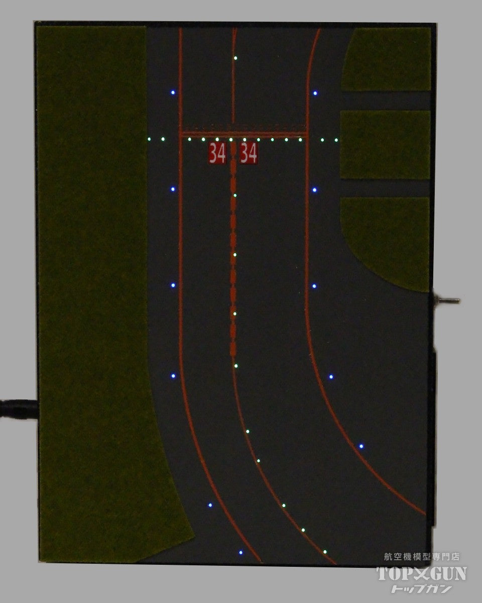 Roteiro Runway Fukuoka Airport Reproduction RWY34 RHP/Left Side Diorama Fiber Optic Built-in Light-up Set