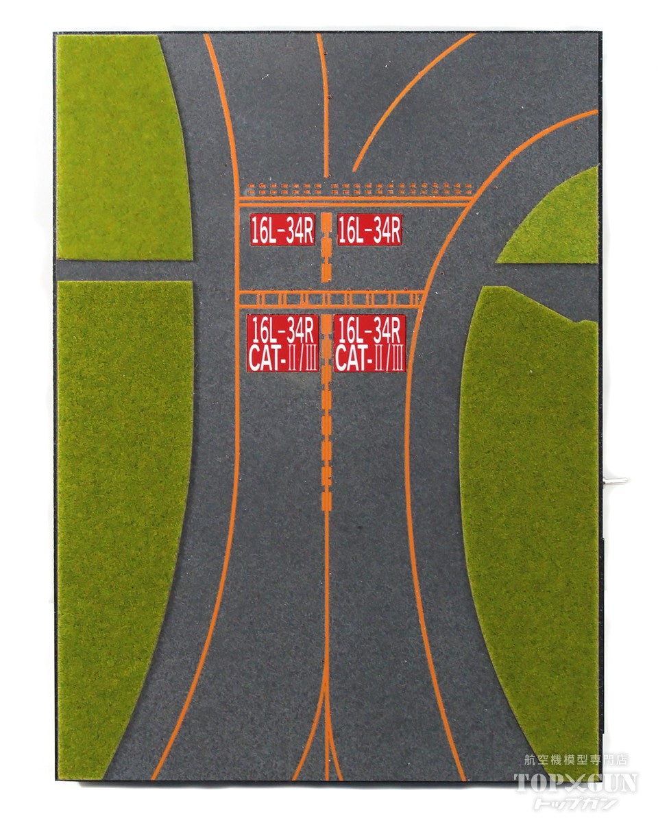 Roteiro Runway Reproduction of Haneda Airport Runway C RWY34R RHP/Left Side Diorama Fiber Optic Built-in Light-up Set