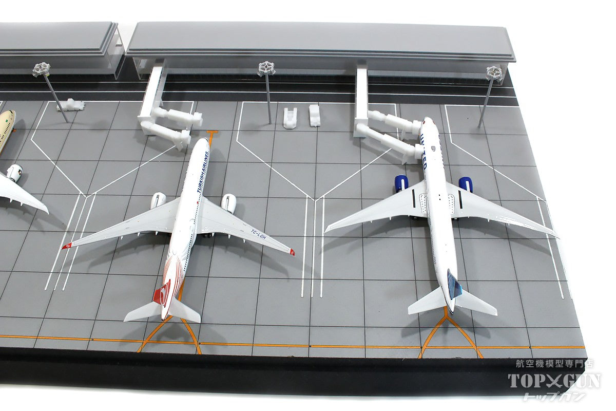 Roteiro(ロテイロ) Terminal 空港ターミナルLED組込式ライトアップジオラマセット（建物・搭乗橋・照明塔付） 4機駐機タイプ（A380非対応） 1/400スケール用 [R4-05LA]