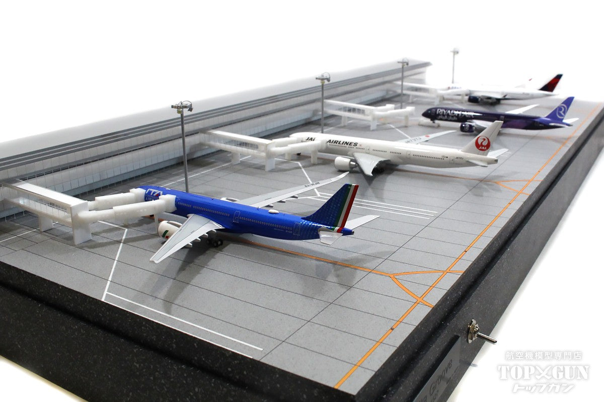 Roteiro Terminal Airport Terminal LED Built-in Light-up Diorama Set (with Buildings, Boarding Bridges, and Lighting Towers) 4 Aircraft Parking Type (Not for A380) 1/400 Scale [R4-05LB]