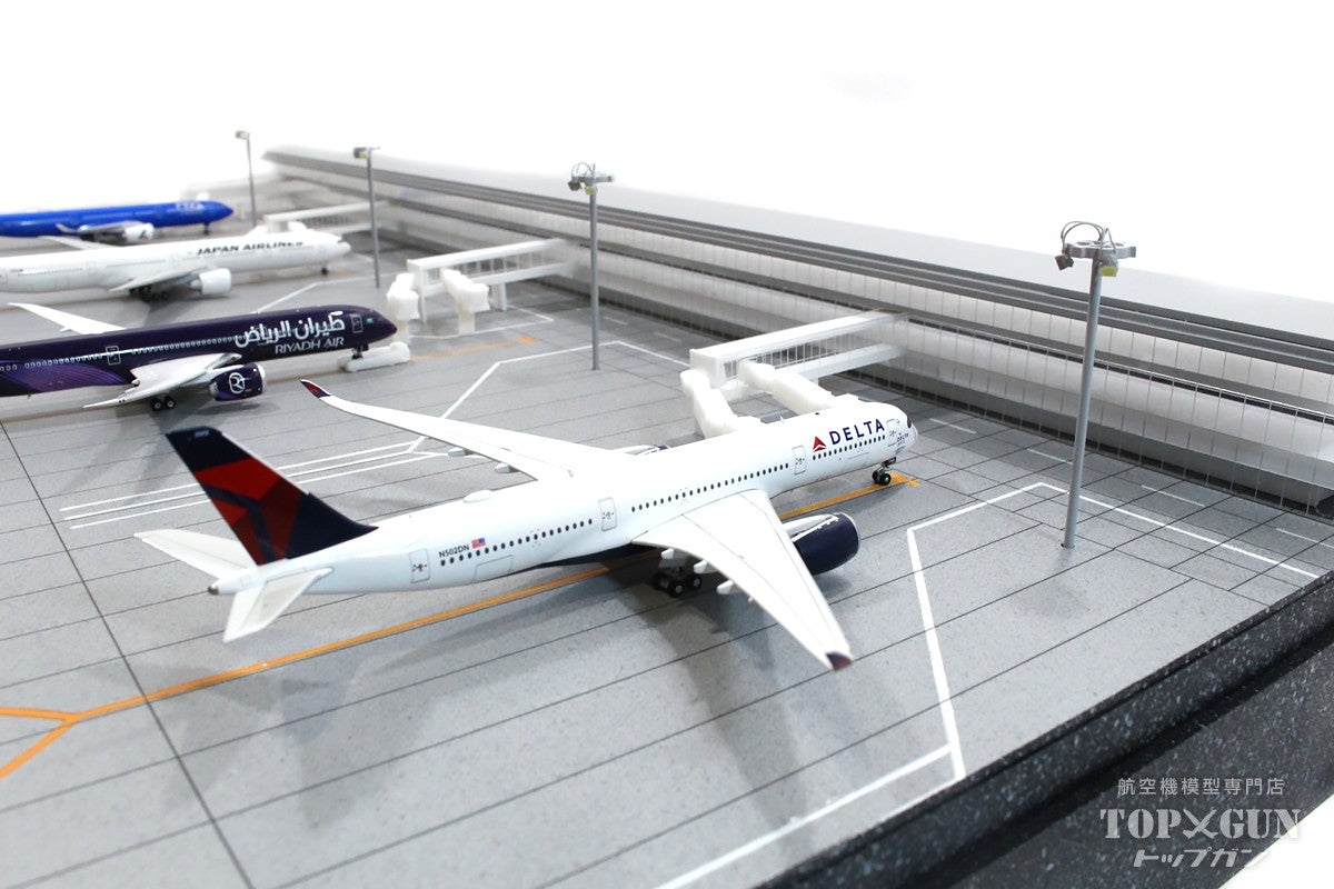 Roteiro Terminal Airport Terminal LED Built-in Light-up Diorama Set (with Buildings, Boarding Bridges, and Lighting Towers) 4 Aircraft Parking Type (Not for A380) 1/400 Scale [R4-05LB]