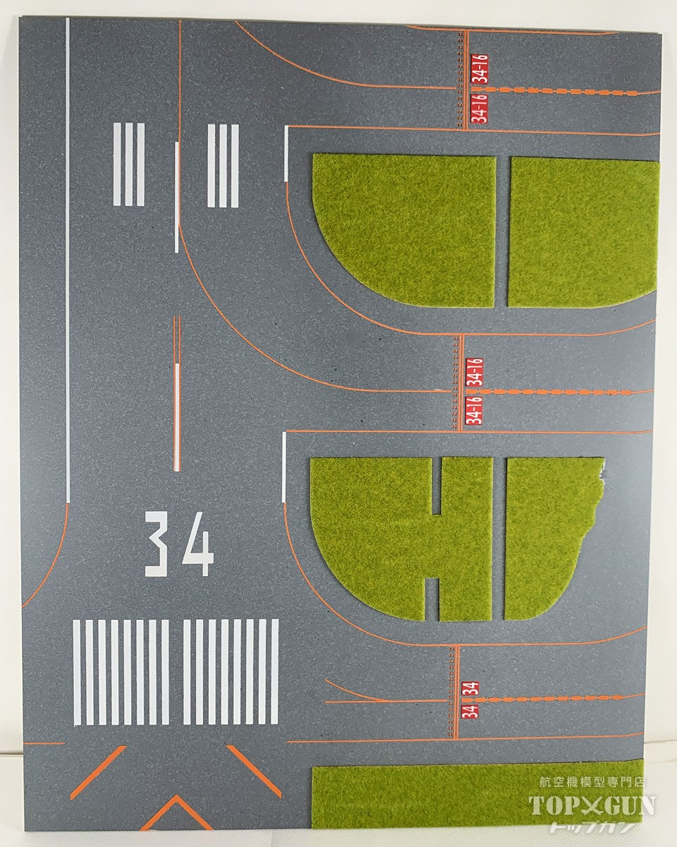 Roteiro DX Runway Fukuoka Airport Reproduction RWY34 Acrylic Runway for 1/400 Scale [RI2EX-FUK34L]