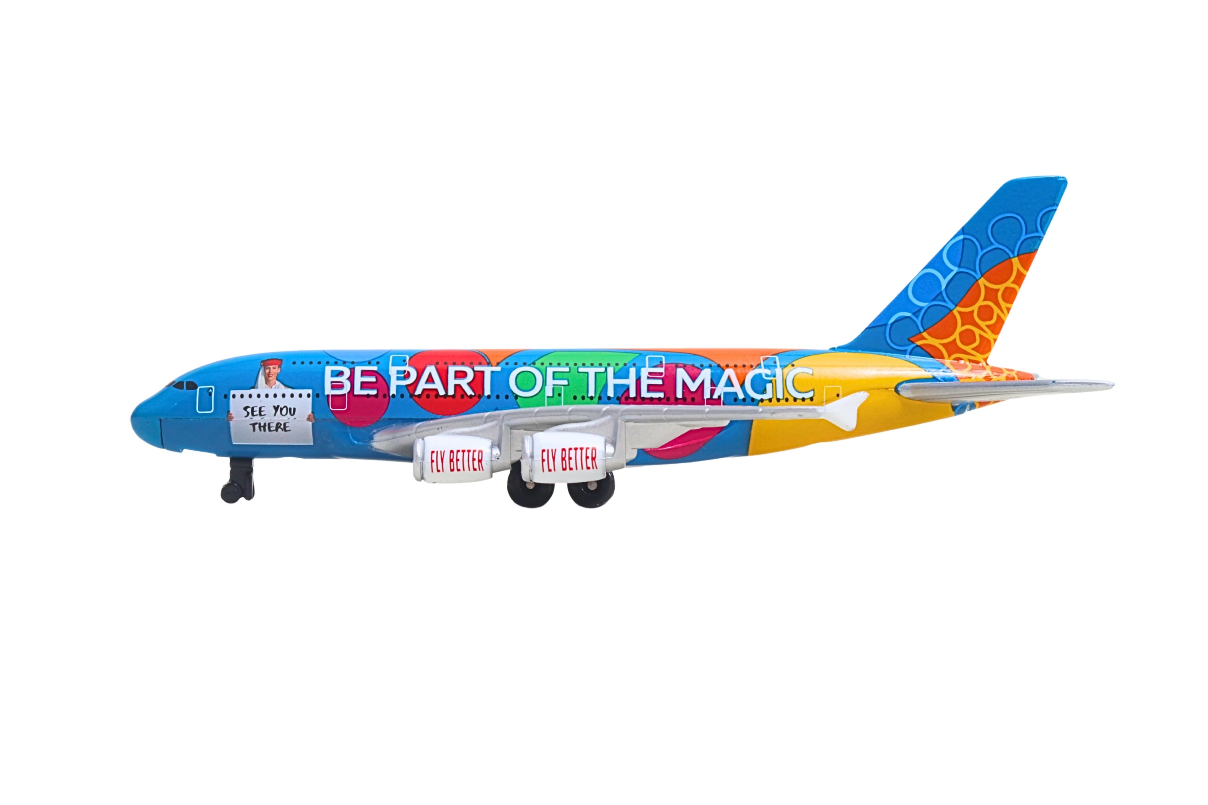 Daron A380 エミレーツ航空 シングルプレーン [RT9906]