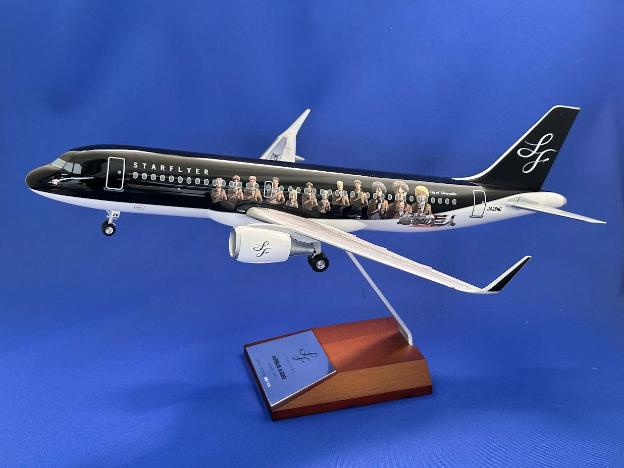 A320 Starflyer STARFLYER Attack on Titan Special Jet JA26MC 1/100 Plastic [SFJ1006]