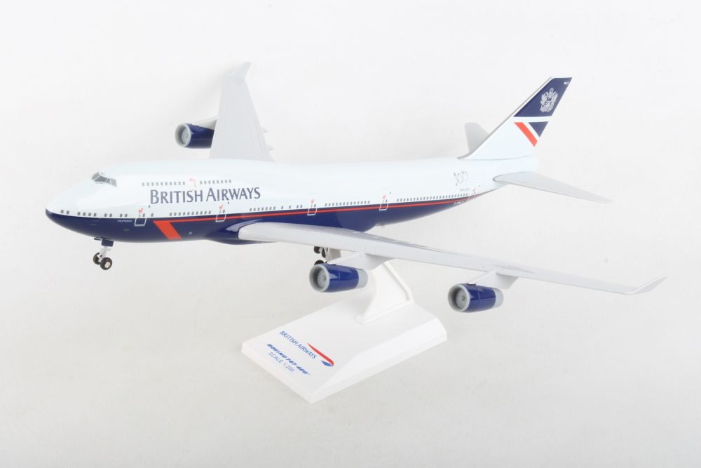 747-400 British Airways Special Paint "100th Anniversary of Commercial International Flight/Randall Reprint" 2019 G-BNLY 1/200 *Plastic/Assembly Required [SKR1030]