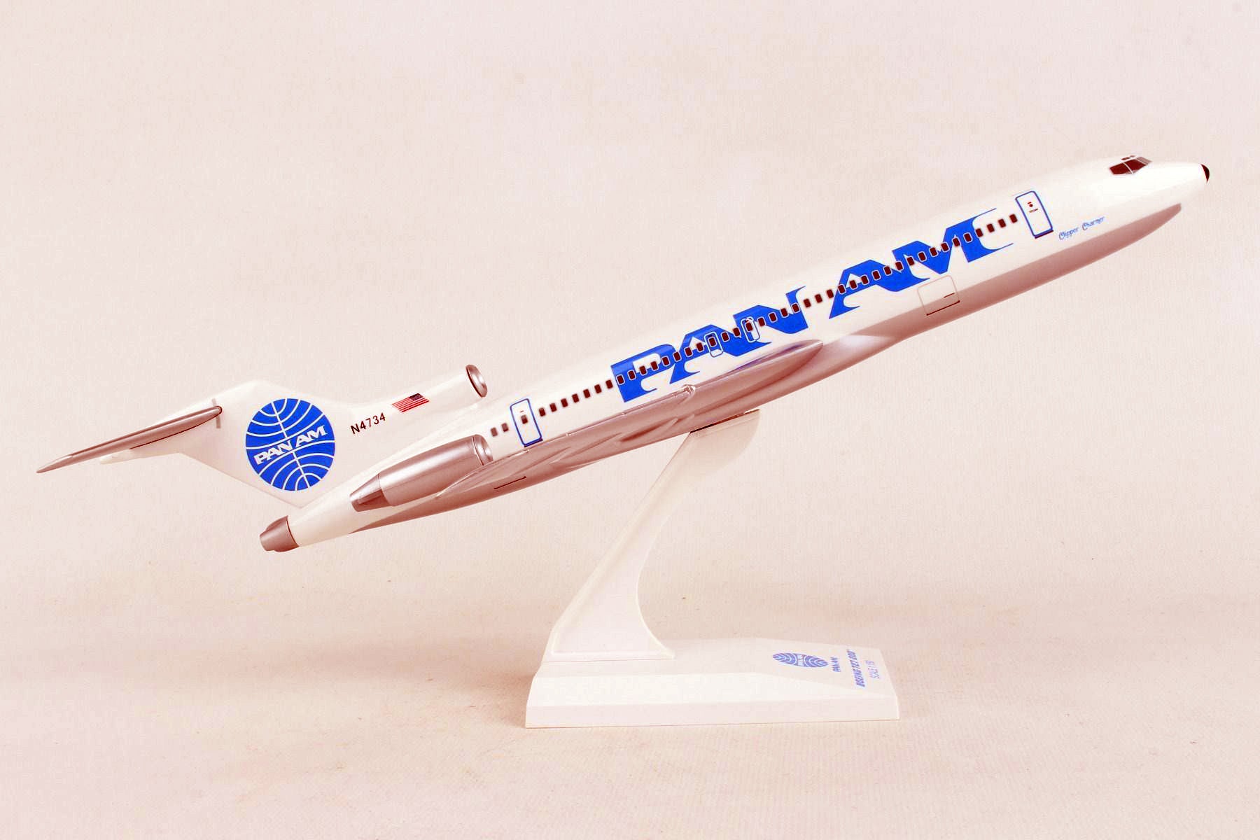 727-200 Pan American World Airways (Pan Am) Clipper Charmer N4734 (Gearless/Stand-only model) 1/200 (20230818) [SKR1066] 