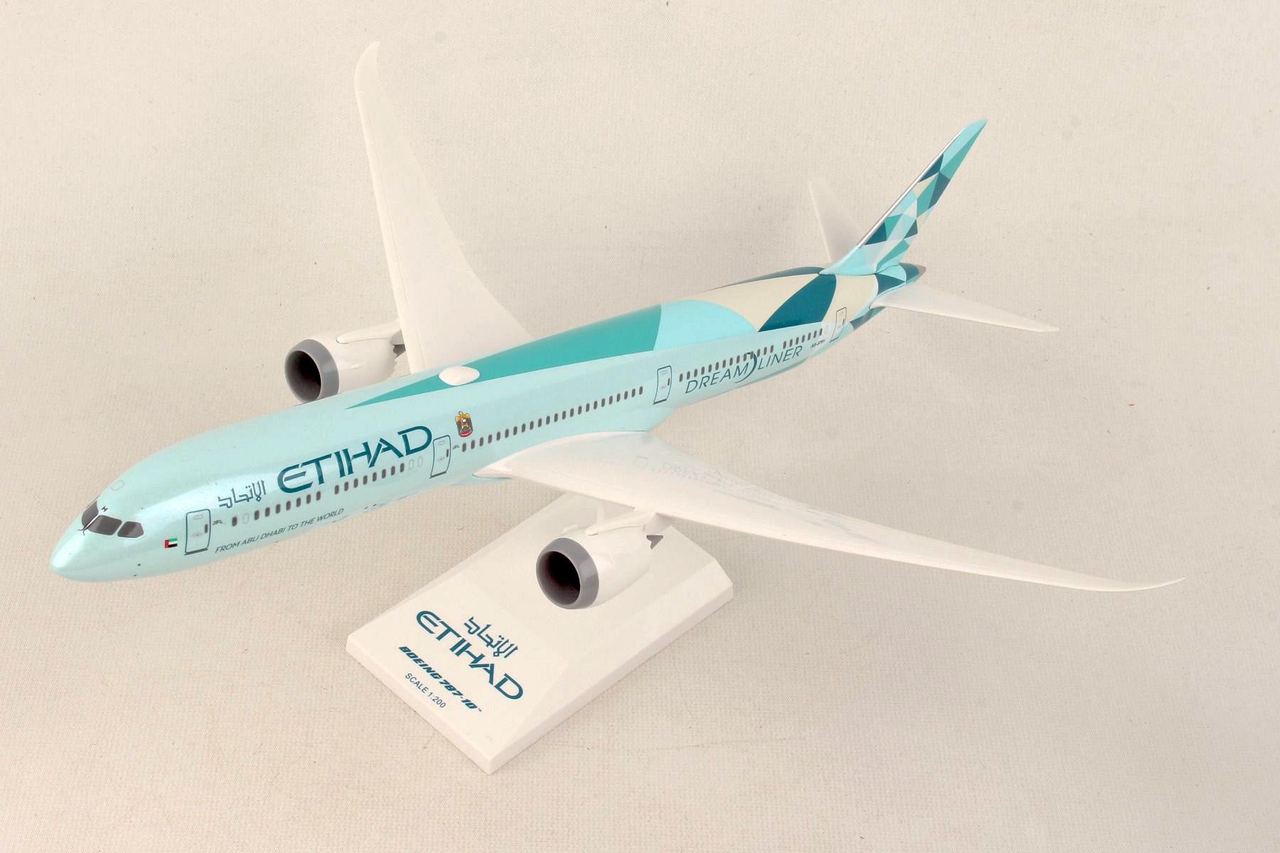 787-10 Etihad Airways Greenliner A6-BMH (Gearless/Stand-only model) 1/200 [SKR1089] 