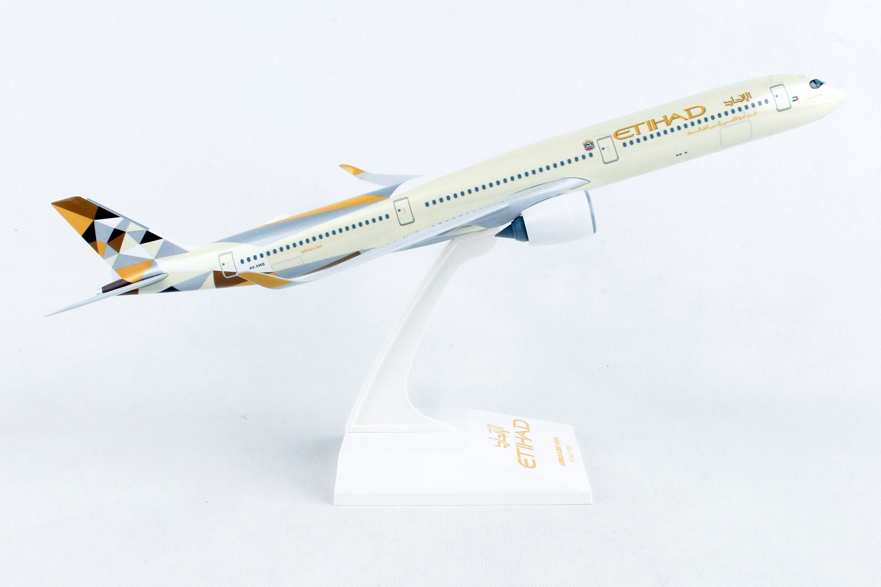 A350-1000 Etihad Airways A6-XWB (Gearless/Stand-only model) 1/200[SKR1111] 