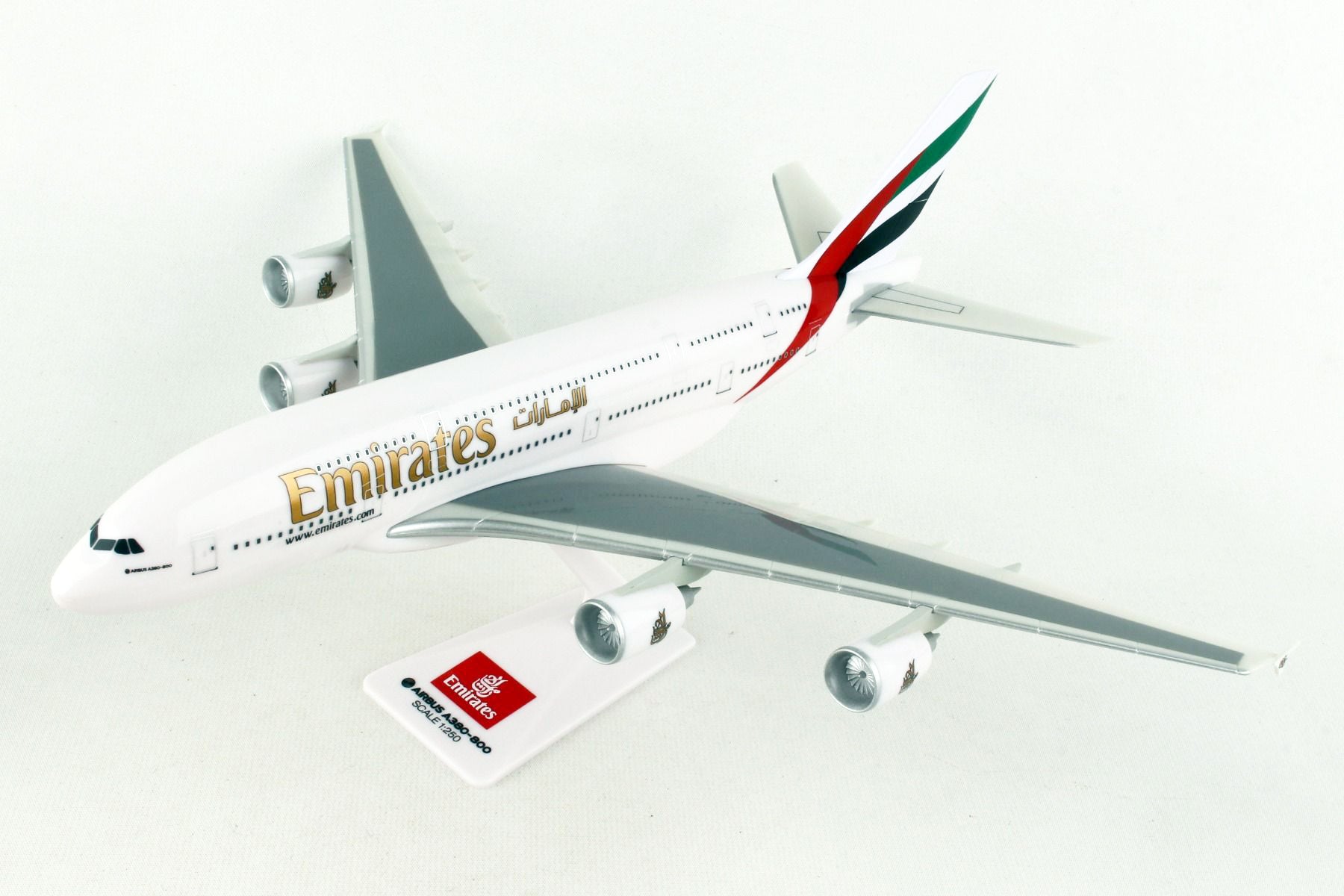 A380 Emirates Airlines (Gearless/Stand-only model) 1/250 (20230818) [SKR4006] 