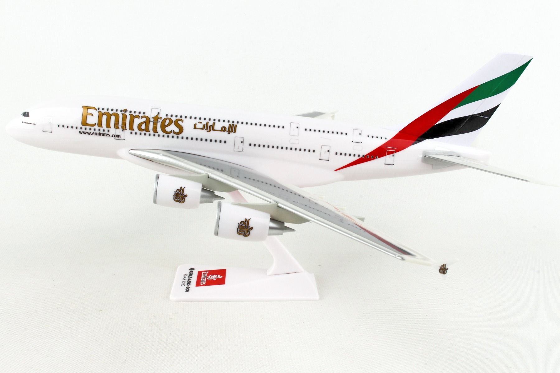 A380 Emirates Airlines (Gearless/Stand-only model) 1/250 (20230818) [SKR4006] 